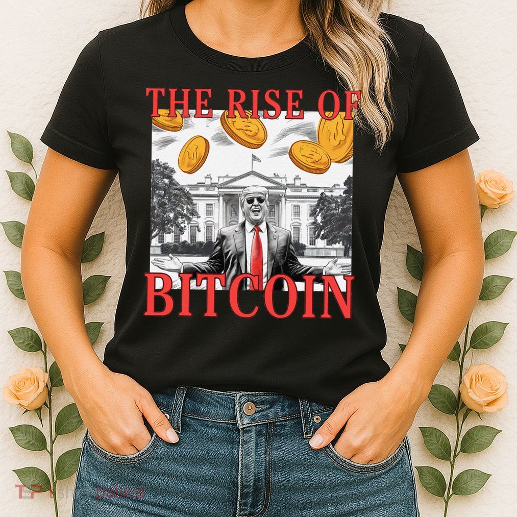 Kawaii Trump The Rise Of Bitcoin White House DaddyS Home Womens T-Shirt