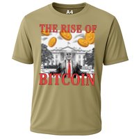 Kawaii Trump The Rise Of Bitcoin White House DaddyS Home Cooling Performance Crew T-Shirt
