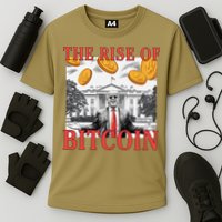 Kawaii Trump The Rise Of Bitcoin White House DaddyS Home Cooling Performance Crew T-Shirt