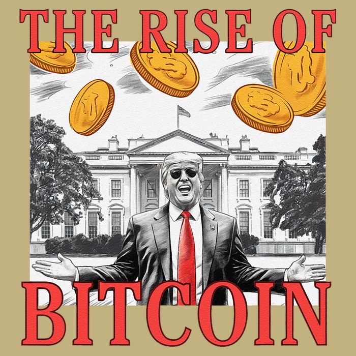 Kawaii Trump The Rise Of Bitcoin White House DaddyS Home Cooling Performance Crew T-Shirt