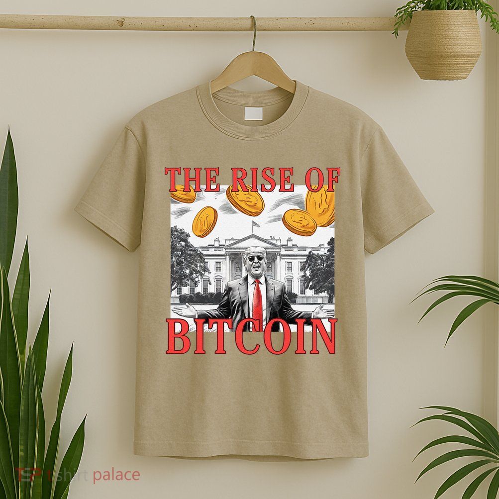 Kawaii Trump The Rise Of Bitcoin White House DaddyS Home T-Shirt