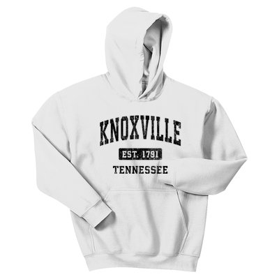 Knoxville Tennessee Tn Vintage Established Athletic Sports Design Kids Hoodie