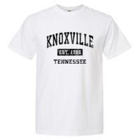 Knoxville Tennessee Tn Vintage Established Sports Design Garment-Dyed Heavyweight T-Shirt