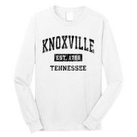 Knoxville Tennessee Tn Vintage Established Sports Design Long Sleeve Shirt