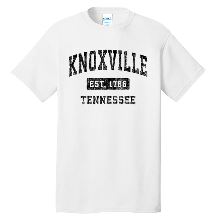 Knoxville Tennessee Tn Vintage Established Sports Design Tall T-Shirt