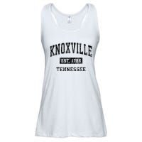 Knoxville Tennessee Tn Vintage Established Sports Design Ladies Essential Flowy Tank