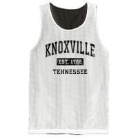 Knoxville Tennessee Tn Vintage Established Sports Design Mesh Reversible Basketball Jersey Tank