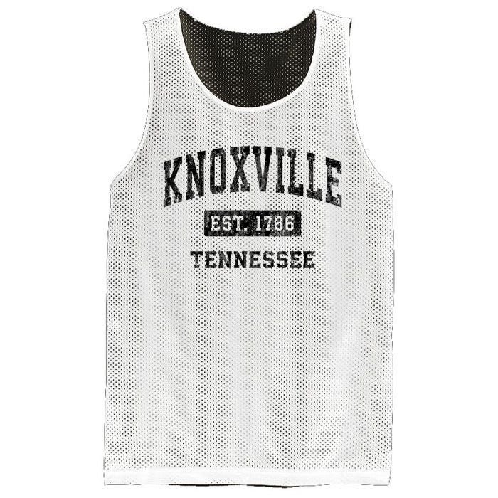 Knoxville Tennessee Tn Vintage Established Sports Design Mesh Reversible Basketball Jersey Tank