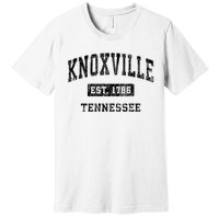 Knoxville Tennessee Tn Vintage Established Sports Design Premium T-Shirt