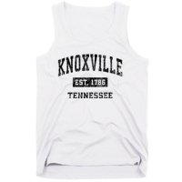 Knoxville Tennessee Tn Vintage Established Sports Design Tank Top