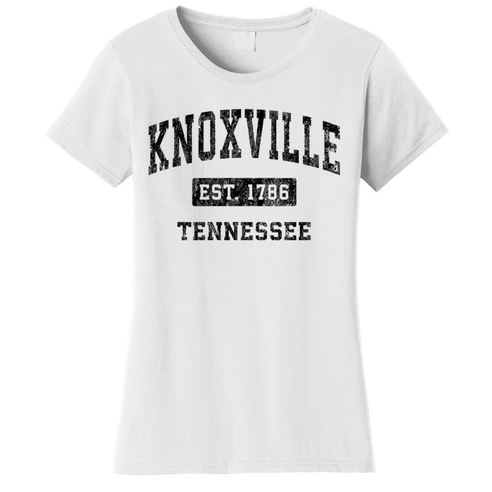 Knoxville Tennessee Tn Vintage Established Sports Design Women's T-Shirt