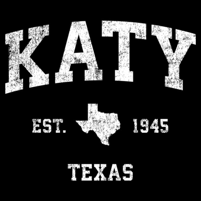 Katy Texas Tx Vintage Athletic Sports Design Established Bucket Hat