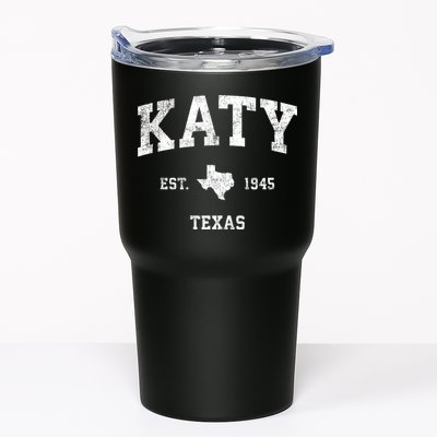 Katy Texas Tx Vintage Athletic Sports Design Established Tumbler