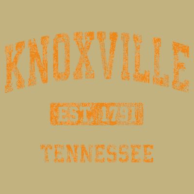Knoxville Tennessee Tn Vintage Athletic Sports T-Shirt