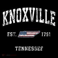 Knoxville Tennessee Tn Vintage American Flag Sports Design PosiCharge Competitor Tank