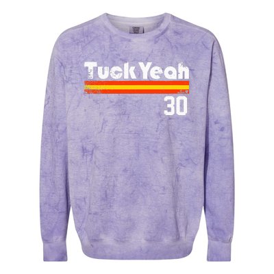 Kyle Tucker Tuck Yeah Houston Baseball Colorblast Crewneck Sweatshirt