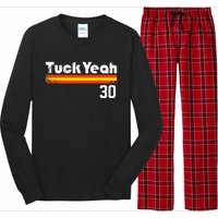 Kyle Tucker Tuck Yeah Houston Baseball Long Sleeve Pajama Set