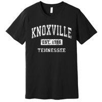 Knoxville Tennessee Tn Vintage Established Sports Premium T-Shirt