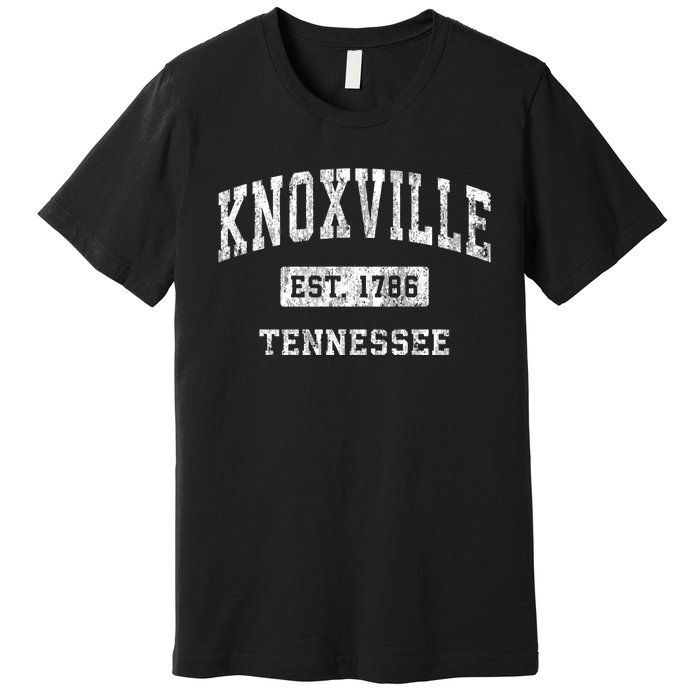 Knoxville Tennessee Tn Vintage Established Sports Premium T-Shirt