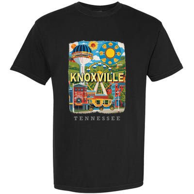 Knoxville Tennessee Tn Historic Downtown Sd136 Garment-Dyed Heavyweight T-Shirt