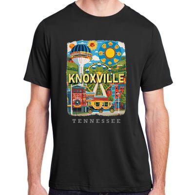 Knoxville Tennessee Tn Historic Downtown Sd136 Adult ChromaSoft Performance T-Shirt