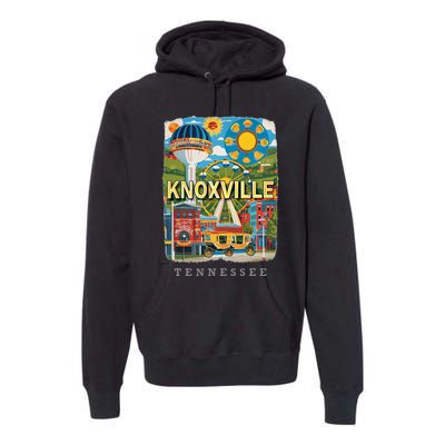 Knoxville Tennessee Tn Historic Downtown Sd136 Premium Hoodie