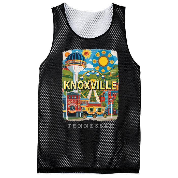 Knoxville Tennessee Tn Historic Downtown Sd136 Mesh Reversible Basketball Jersey Tank