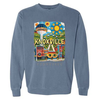 Knoxville Tennessee Tn Historic Downtown Sd136 Garment-Dyed Sweatshirt