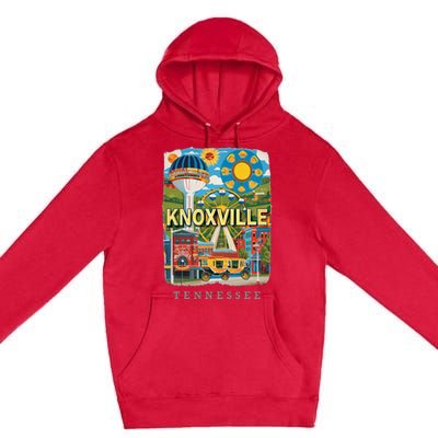 Knoxville Tennessee Tn Historic Downtown Sd136 Premium Pullover Hoodie