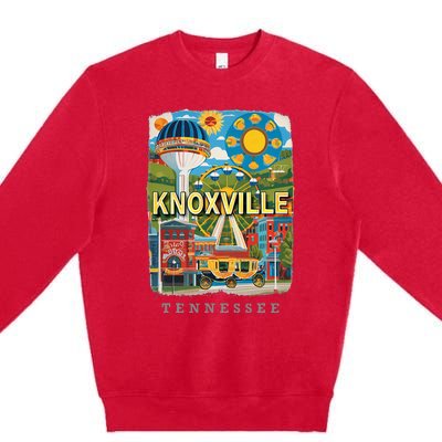 Knoxville Tennessee Tn Historic Downtown Sd136 Premium Crewneck Sweatshirt