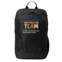 Kindergarten Teacher Team City Backpack