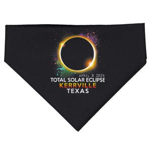 Kerrville Texas Totality Total Solar Eclipse April 8 2024 USA-Made Doggie Bandana