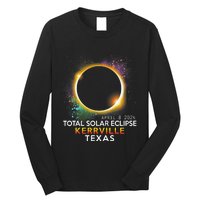 Kerrville Texas Totality Total Solar Eclipse April 8 2024 Long Sleeve Shirt