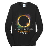 Kerrville Texas Totality Total Solar Eclipse April 8 2024 Tall Long Sleeve T-Shirt