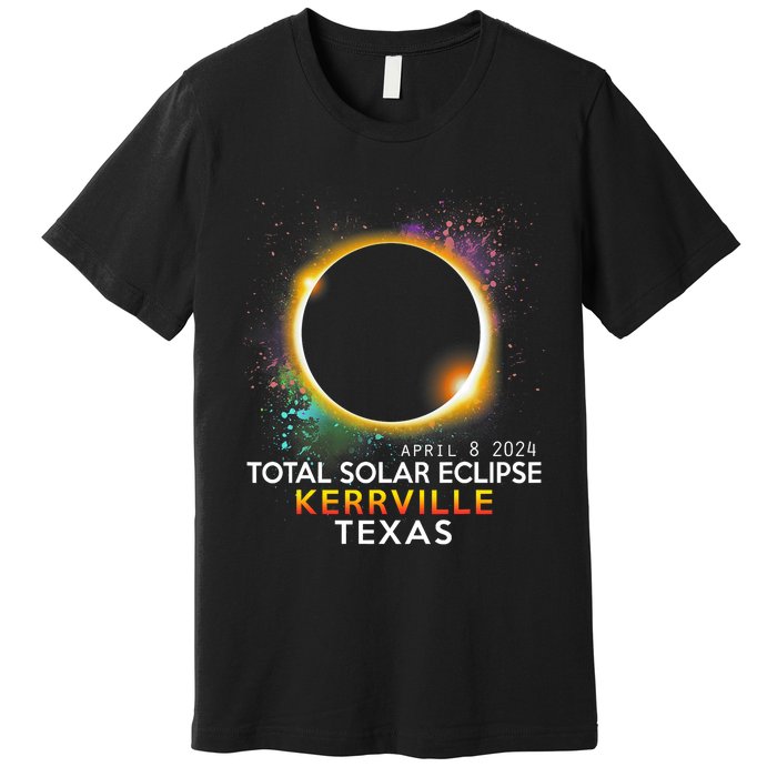 Kerrville Texas Totality Total Solar Eclipse April 8 2024 Premium T-Shirt