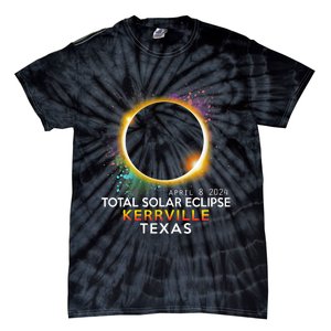 Kerrville Texas Totality Total Solar Eclipse April 8 2024 Tie-Dye T-Shirt