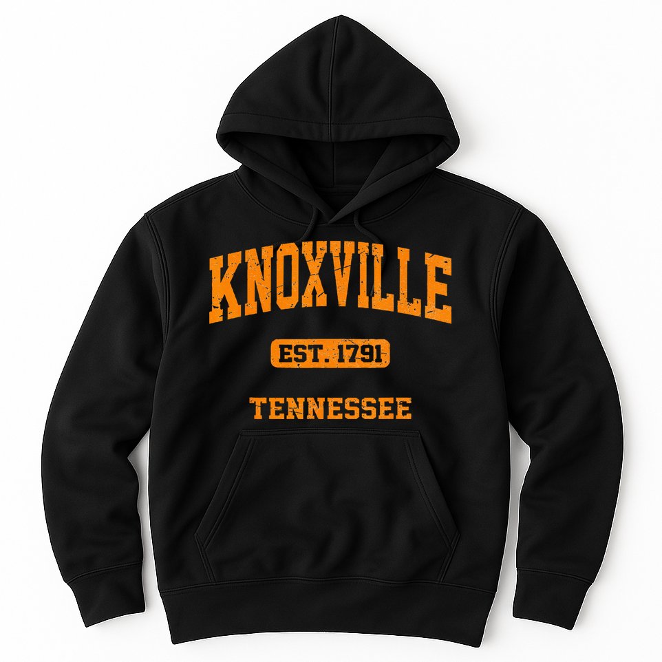 Knoxville Tennessee TN Vintage State Athletic Style Hoodie