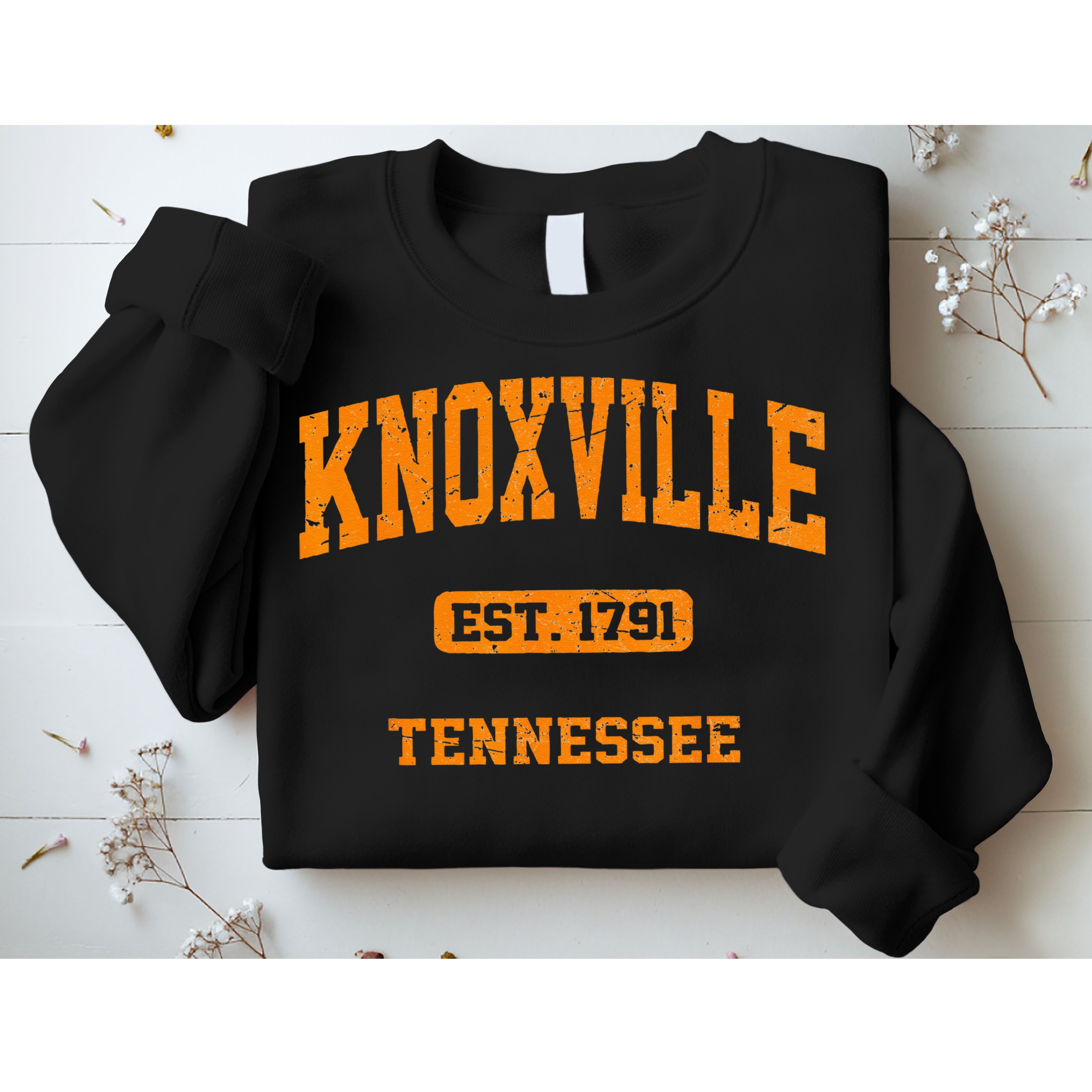 Knoxville Tennessee TN Vintage State Athletic Style Sweatshirt