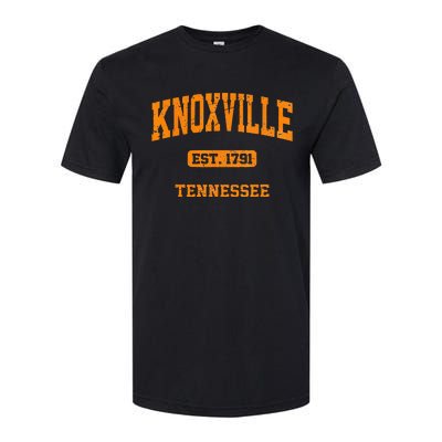 Knoxville Tennessee TN Vintage State Athletic Style Softstyle CVC T-Shirt