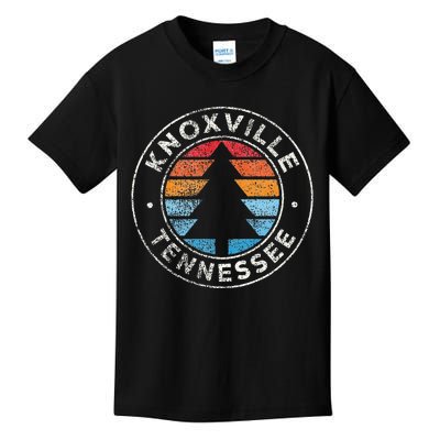 Knoxville Tennessee Tn Vintage Graphic Retro 70s Kids T-Shirt