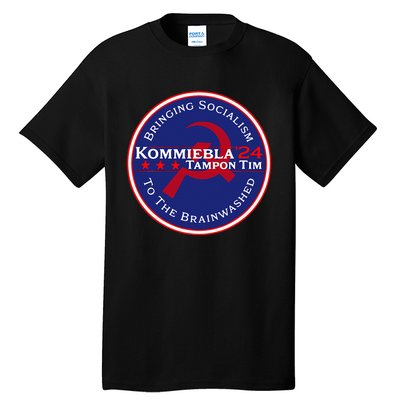 Kommiebla Tampon Tim 24 Political Satire Tall T-Shirt