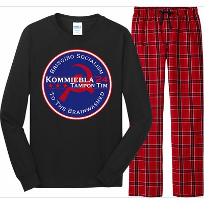 Kommiebla Tampon Tim 24 Political Satire Long Sleeve Pajama Set