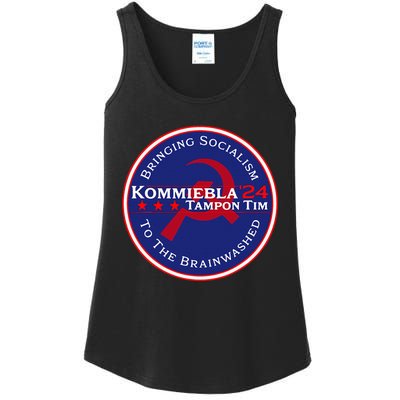 Kommiebla Tampon Tim 24 Political Satire Ladies Essential Tank