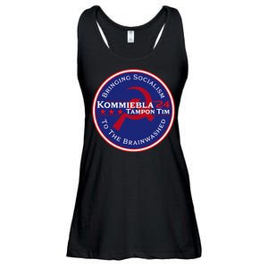 Kommiebla Tampon Tim 24 Political Satire Ladies Essential Flowy Tank