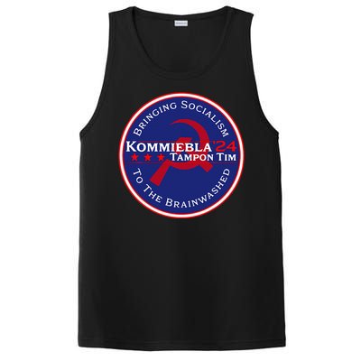 Kommiebla Tampon Tim 24 Political Satire PosiCharge Competitor Tank