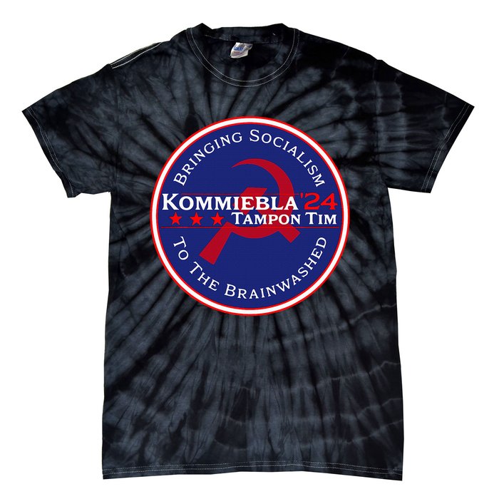 Kommiebla Tampon Tim 24 Political Satire Tie-Dye T-Shirt