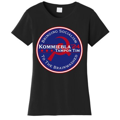 Kommiebla Tampon Tim 24 Political Satire Women's T-Shirt