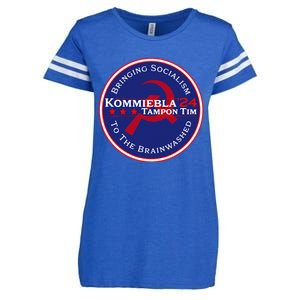 Kommiebla Tampon Tim 24 Political Satire Enza Ladies Jersey Football T-Shirt