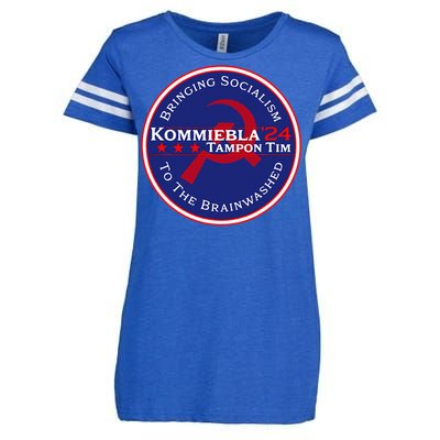 Kommiebla Tampon Tim 24 Political Satire Enza Ladies Jersey Football T-Shirt