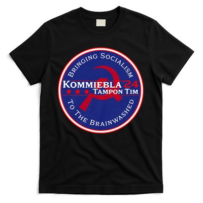 Kommiebla Tampon Tim 24 Political Satire T-Shirt